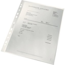 LEITZ 47913003 - Fundas para folletos, A4, universales, 25 unidades