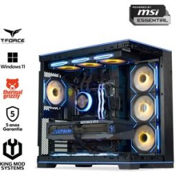 King Mod Systems Ordenador King Mod Gamer-PC Lian Li Ryzen 7 9850X3D 64GB DDR5 2TB RTX 5090 WiFi W11 V2