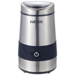 Haeger CG-200.001A molinillo de café 200 W Negro, Acero inoxidable