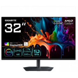 Gigabyte MO32U2 Monitor Gaming OLED 32” 4K UHD - 3840 x 2160 - 31.5" 4K Ultra HD - QD-OLED - Negro -