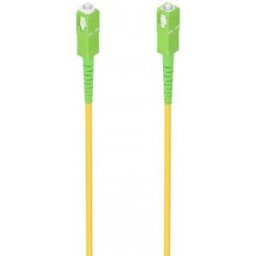 Aisens Cable Fibra Óptica Latiguillo G657A2 3.0 9/125 SMF Simplex CPR DCA LSZH, SC/APC-SC/APC, Amari