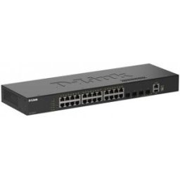 D-Link DGS-1530-28/E switch Gestionado L2 Gigabit Ethernet (10/100/1000) Negro