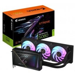 Gigabyte AORUS GeForce RTX 5080 XTREME WATERFORCE 16G Tarjeta Gráfica - 16GB GDDR7, 256 bits, PCI-E