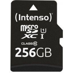 Intenso microSD Karte UHS-I Premium 256GB MicroSD Class 1 (U1) - Clase 10