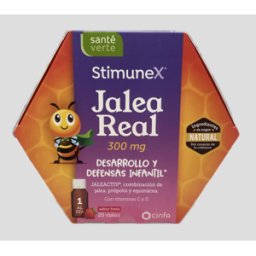 Santé Verte Stimunex Infantil Jalea Real 300 mg 20 Viales