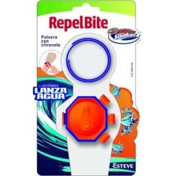 REPEL BITE Pulsera Citronela Lanza Agua 1 ud