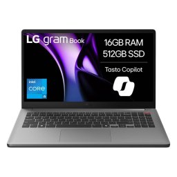 LG Gram Book 15U50T-G.AA56D 15.6″ Intel Core i5-1334U 16GB 512GB SSD IPS Full HD Silver Windows 11 Home