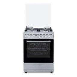 Cocina Mixta Svan SKMW4601X 60 cm 4 Quemadores Horno 56 l