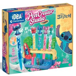 Kit Manualidades Clementoni IDEA Fábrica de Bolígrafos Stitch Multicolor