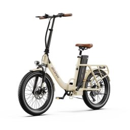 Bicicleta eléctrica plegable OneSport OT16 Pro 250 W 20" beige