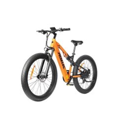 Bicicleta Eléctrica Hedatx PASELEC GS9 48V 16Ah 8 Velocidades Todoterreno Naranja