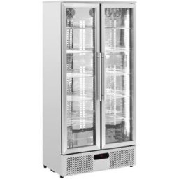 Nevera expositora de bebidas - 458 L - Royal Catering - Acero inoxidable 10012147