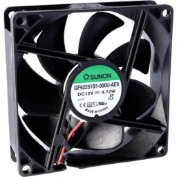Refrigeración aire Sunon 92 mm 4500 RPM IP68 Doppelkugellager 24V