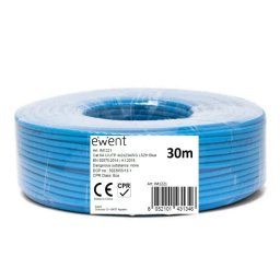 Bobina Cable de Red Ewent Cat6A U/UTP LSZH 30 m Azul