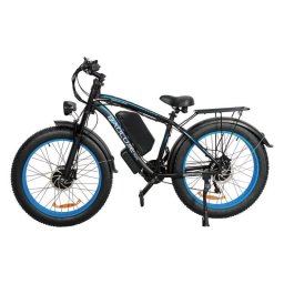 Bicicleta Eléctrica Baolujie DP2602 Doble Motor 1500 W 48 V 23 Ah 45 km/h 26" x4,0