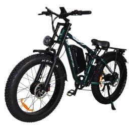 Bicicleta Eléctrica Baolujie DP-2603 Doble Motor 1500 W Batería 52 V 32 Ah 26"4.0