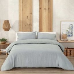 Manterol Juego funda nórdica rayas azul - CAMA 135/140cm