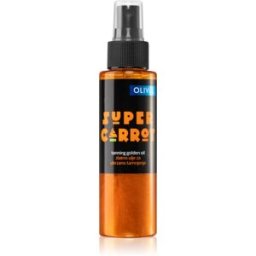 Super Carrot Golden Oil Aceite Con Purpurina Acelerador De Bronceado 100 Ml