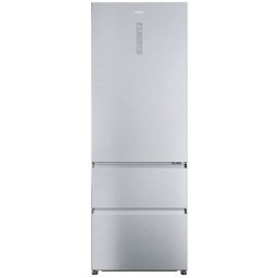 Haier 3D 70 Serie 5 HTR5720ENMG Frigorífico Combi Tres Puertas No Frost E Plata