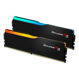 Memoria RAM G.Skill Ripjaws M5 RGB F5-6000J2836G16GX2-RM5RK 32GB 2x16GB DDR5 6000MHz CL28 Intel XMP AMD EXPO Negro RGB