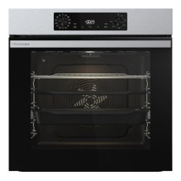 Horno Multifunción Hisense 77L 60cm Pirolítico A++ AirFryer Pizza Guías Telescópicas Negro