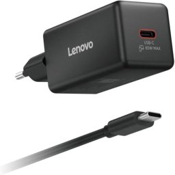 Cargador portátil Lenovo Mini GaN USB-C 65W negro