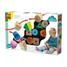 Juguete de enhebrar SES CREATIVE Tiny Talents Cuentas sensoriales Multicolor