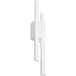 Lindby Lámpara de pared led exterior de aluminio blanco