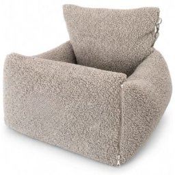Purre Asiento de coche para perro 55x55 cm en teddy capuchino