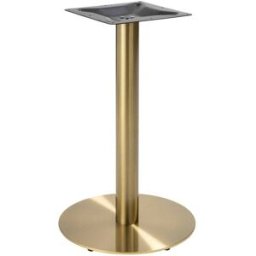 Oviala Pata de mesa de acero inoxidable dorado