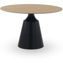GEESE HOME Mesa comedor redonda 120 diam. Con tablero cerámico
