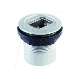SCHLEGEL RRJ RJ45 - RJ45 socket al enchufe del cable - plata