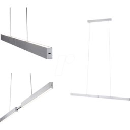 PAULMANN PLM 76988 - Lámpara colgante LED Aptare, 2700K, 2050lm, 2x16.5 W, reg