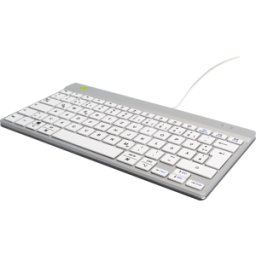 R-GO TOOLS R-GO CODEWDWH - Teclado, USB, compacto, ergonómico, blanco, DE