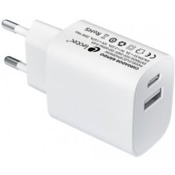 Cargador de Pared Leotec LECSPH20W2W - 1xUSB Tipo-C - 1xUSB - 20W