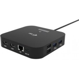 i-tec USB-C Dual HDMI Docking Station with Power Delivery 100 W