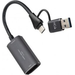 Capturadora de Video Externa Nanocable 10.15.0001/ USB Tipo-C - USB 3.0