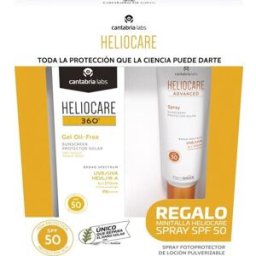 Heliocare 360 Pack Gel Oil Free SPF50 50ml + Advanced Spray SPF50 75ml