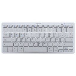 Approx APPMX300BTS Teclado Bluetooth Plata