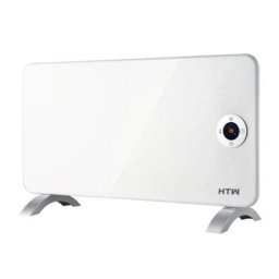 Estufa eléctrica cerámica 2000W blanca con display para salas hasta 25 m²