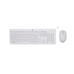 Teclado de membrana HP Combo 230 Layout ES inalámbrico blanco con ratón