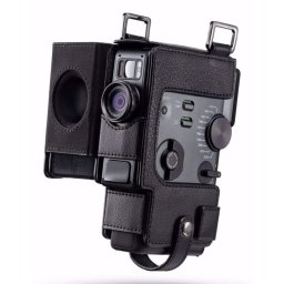 Funda Fujifilm Instax mini Evo Cinema Negra con correa y cierre magnético
