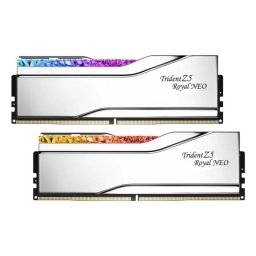 Memoria RAM G.Skill Trident Z5 Royal Neo 48GB 2x24GB DDR5 8000MHz CL40 AMD EXPO RGB plateado