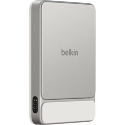 Power Bank Belkin UltraCharge Slim Magnética 10000 mAh 25 W Carga inalámbrica Plata