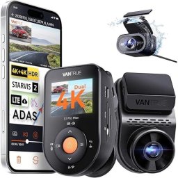 Dashcam Vantrue S1 Pro Max 4K+4K Starvis 2 WiFi 5 GHz GPS