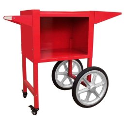 Carrito KuKoo para Máquina de Palomitas Acero Inoxidable Retro Rojo