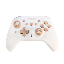 Mando Inalámbrico Blade TANOOKI Cozy Bluetooth PC Switch 2 Android iOS Crema