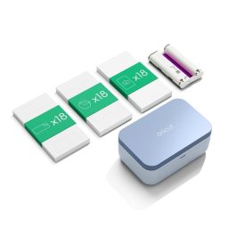 Impresora de inyección de tinta Cricut StickerPix Essential Bundle azul