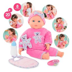 Muñeca Corolle Lucille Interactiva 42 cm 8 Funciones 20 Sonidos Rosa