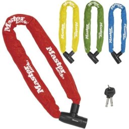 Candado con cadena Master Lock bicicleta 90 cm acero templado 8 mm con clave